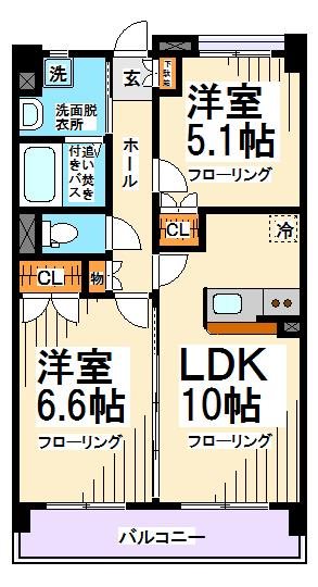 KDXレジデンス上北沢  間取り図