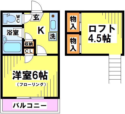 Ｋ・ドルセーメゾン 203号室 間取り