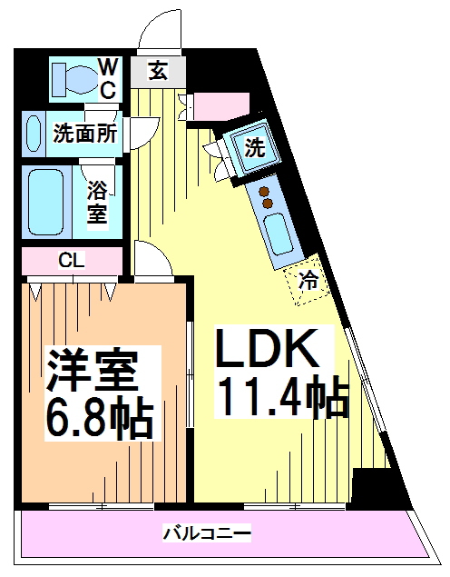 アルテリア方南町　 間取り