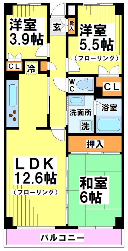 アーベイン世田谷 間取り