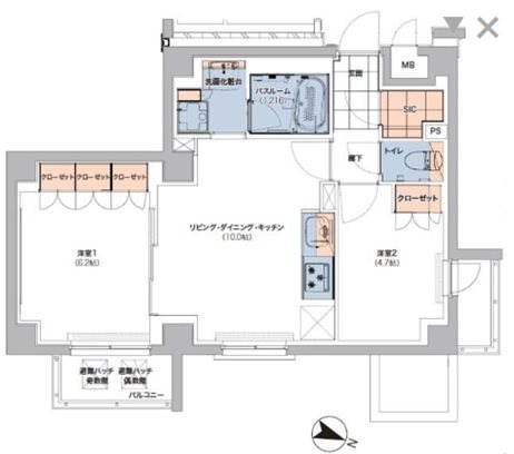 ボヌールステージ笹塚 間取り