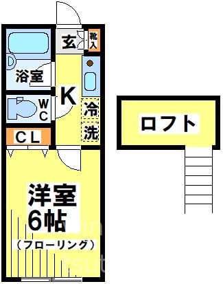 つつじヶ丘ビレッジ 101号室 間取り