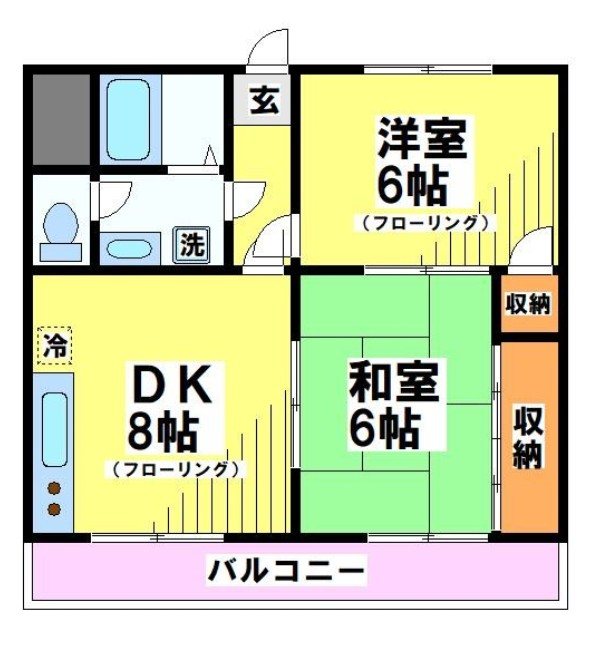 栄和第一コーポ 間取り