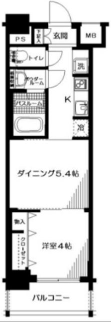 日神デュオステージ国領 304号室 間取り