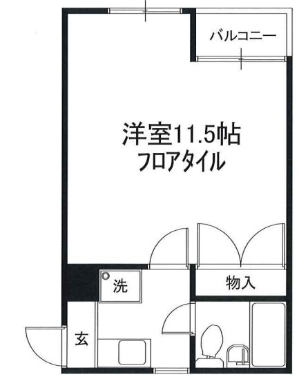 ハイム仙川ツイン 202号室 間取り