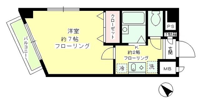 クレスト初台 間取り