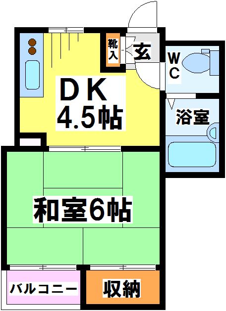 メゾンドールFT 間取り