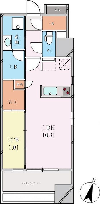 GRAN　PASEO明大前 間取り