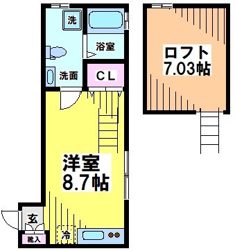 桜上水アパートメント  間取り