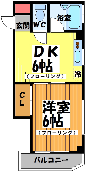 メゾンラマール 302号室 間取り