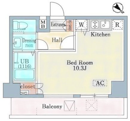 SHOWN　HATSUDAI  間取り