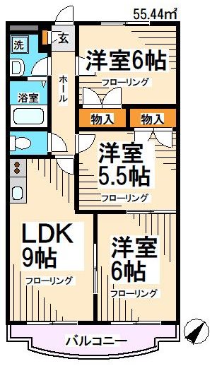 グレイスコート浜田山  間取り