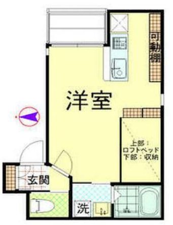 ラ・ポルト 303号室 間取り