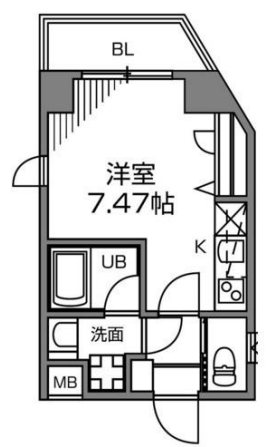 ルアンシナル  401号室 間取り