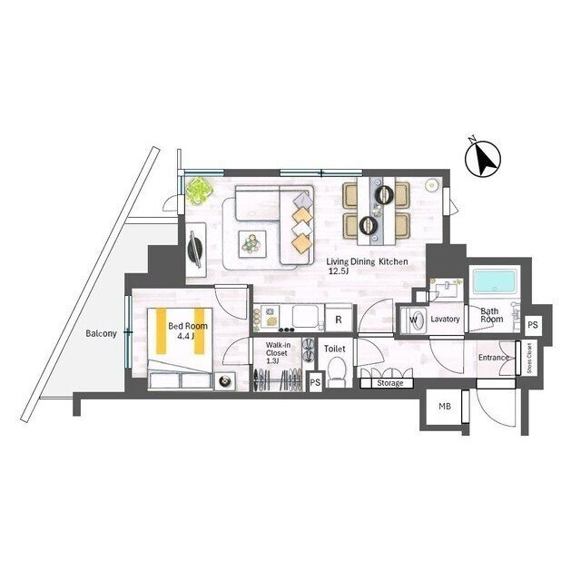 AIFLAT代々木上原 間取り