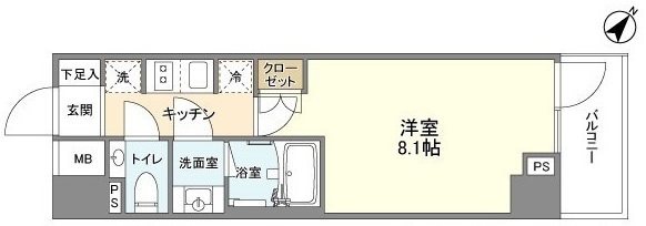 YSレジデンス代田橋 間取り