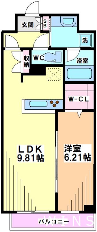 SASAZUKA　TODAY 間取り