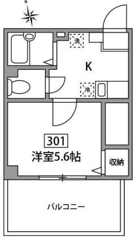 サクセスマンション 間取り図