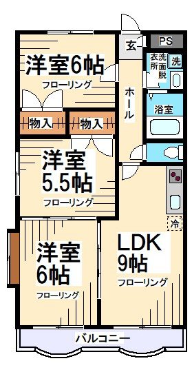 グレイスコート浜田山  間取り