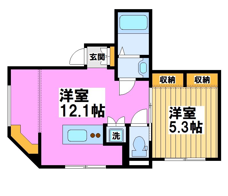 ラフィネ調布 間取り