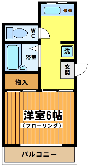 リバーハイムオガワ 間取り