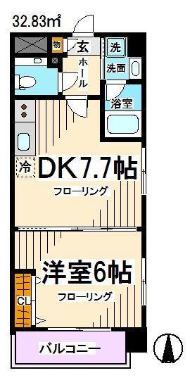 ステディコート桜上水   間取り