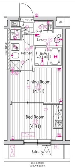 ガーラ・ヴィスタ調布 200号室 間取り