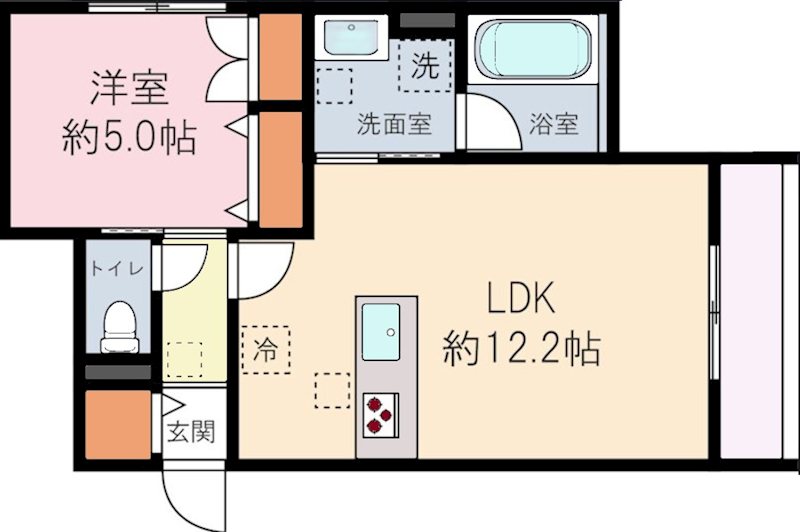 ラ　カーサドルチェ 間取り