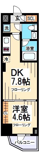 Alivis笹塚 間取り