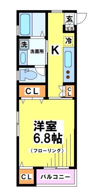 PRIME WIZ KHALIFA（プライムウィズカリファ） 404号室 間取り