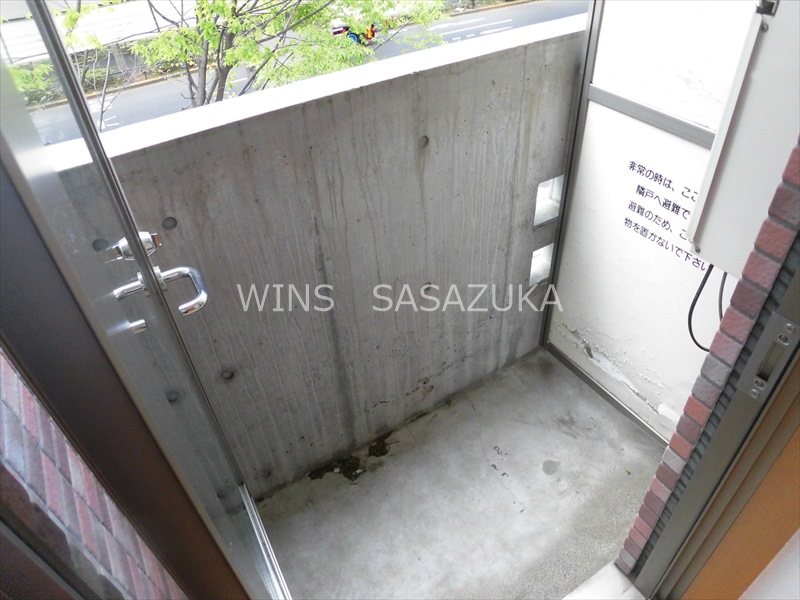 レフィナード松原  ベランダ