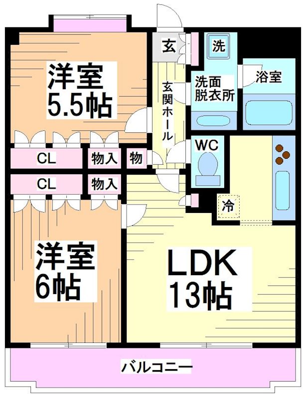 プロスペアー笹塚  間取り