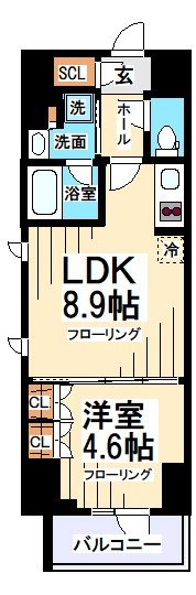 Alivis笹塚 間取り