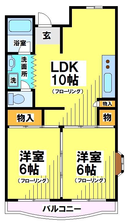 ファルム烏山 間取り