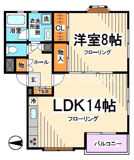 ウッドビュー上北沢 間取り