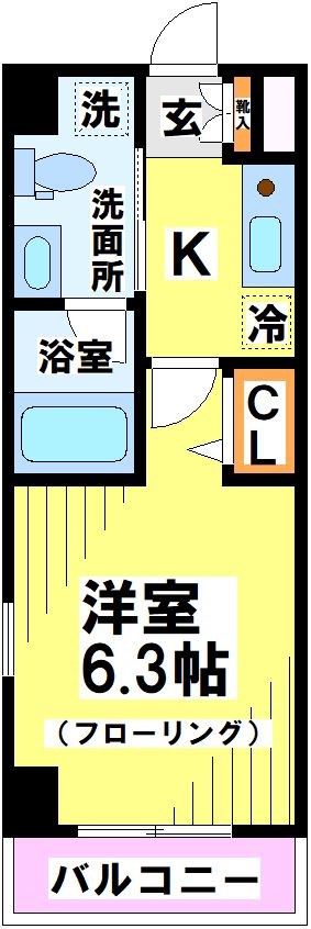 ES-DUR(エスデュア) 401号室 間取り