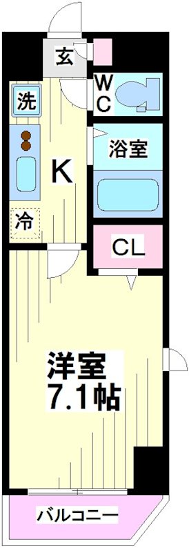 ガーラ・シティ渋谷幡ヶ谷　 間取り