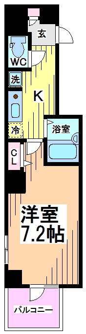 プレール・ドゥーク笹塚　 間取り