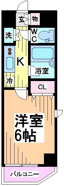 スカイコート幡ヶ谷　   間取り