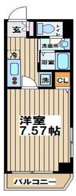 PLAISIR千歳烏山（プレズィール千歳烏山） 203号室 間取り