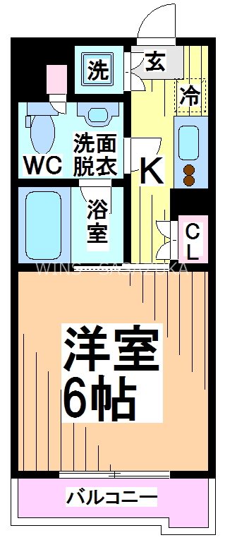 ルーブル笹塚弐番館  間取り