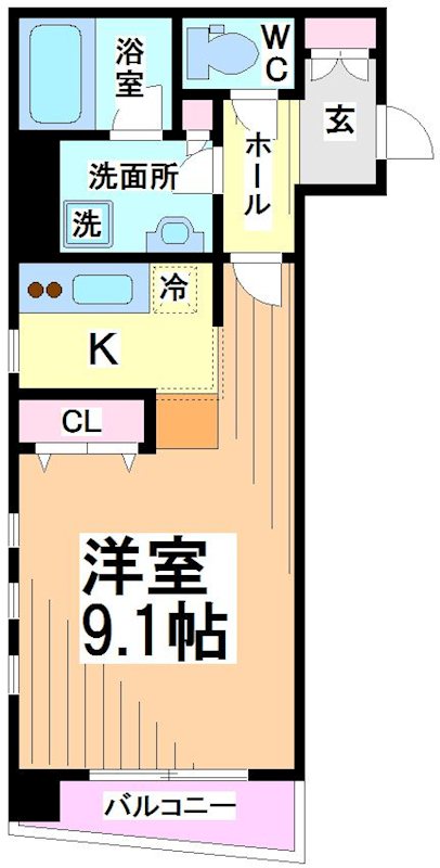 ベルメゾン幡ヶ谷 間取り