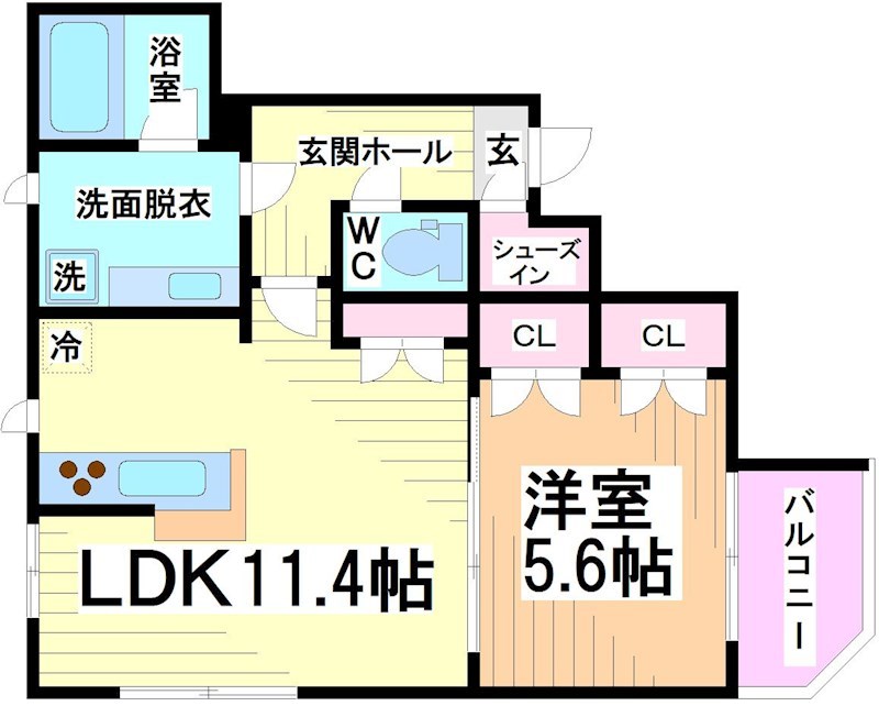 ファレール笹塚 間取り