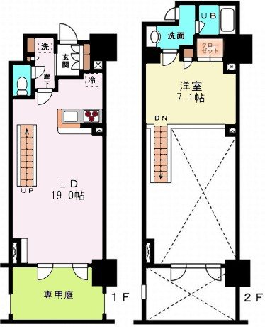 レジディア杉並方南町 間取り