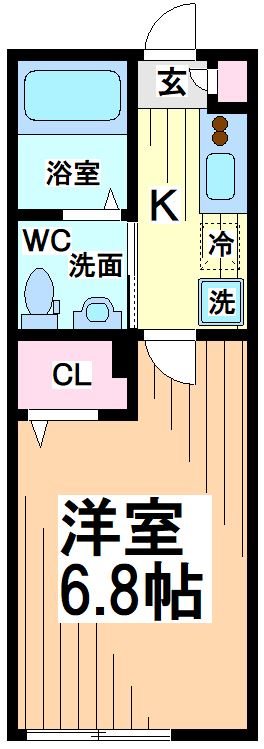 J'sコート幡ヶ谷 間取り