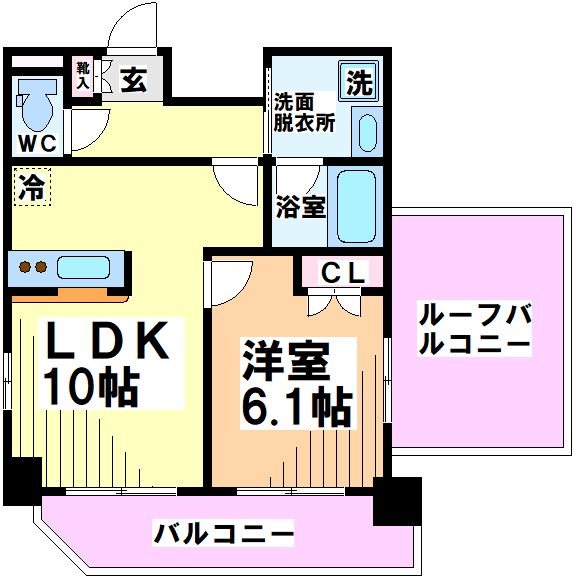 プライマル方南町 間取り