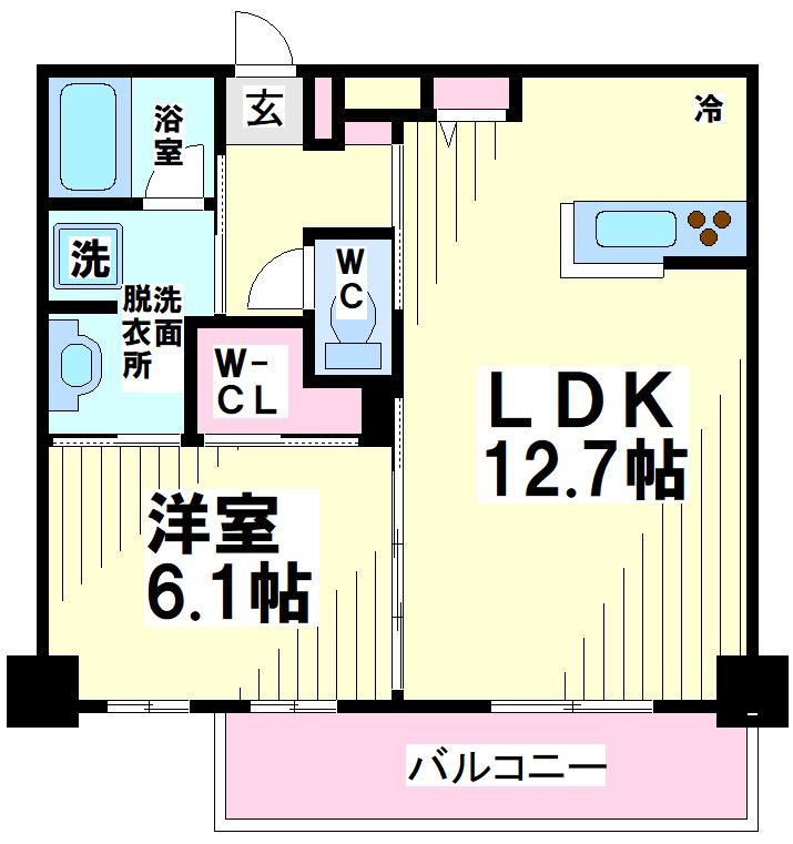 ハイムローゼⅦ 間取り