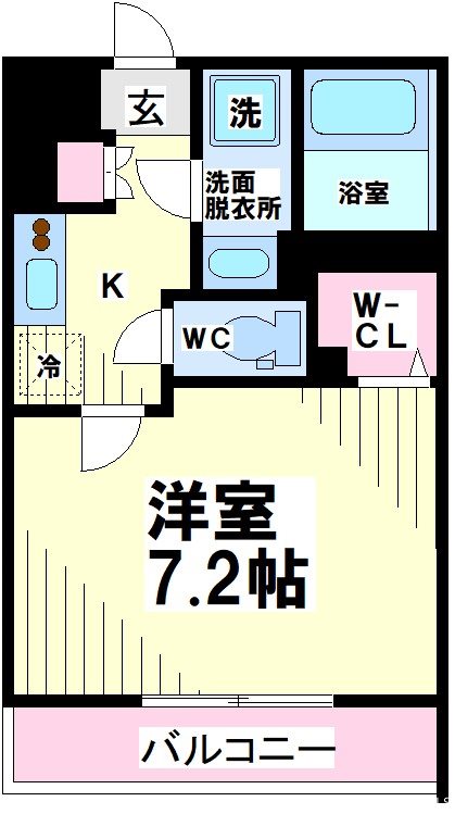 エルファーロ笹塚Ⅰ 間取り