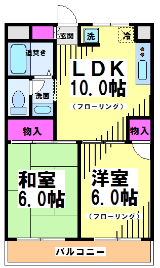 ウィングシティ立花 間取り