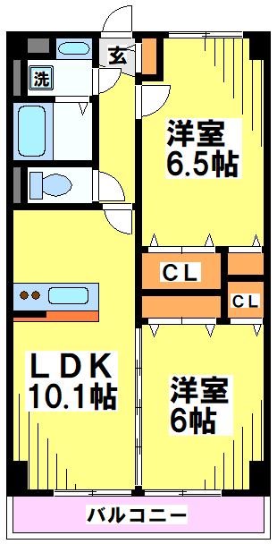 エコーヒルズ神代 間取り